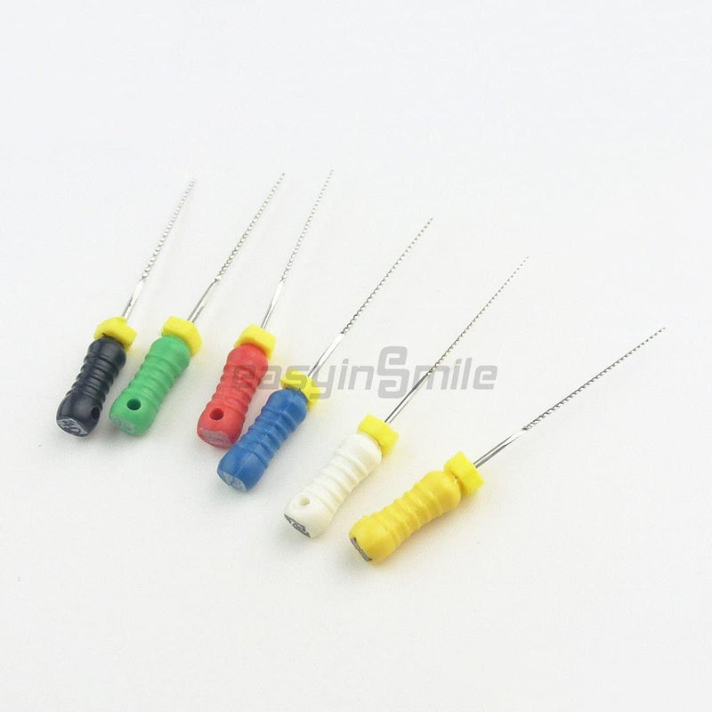 Easyinsmile Dental Endo Hand Use K-Files 25MM Endodontic Stainless Steel Files (8#) 8#