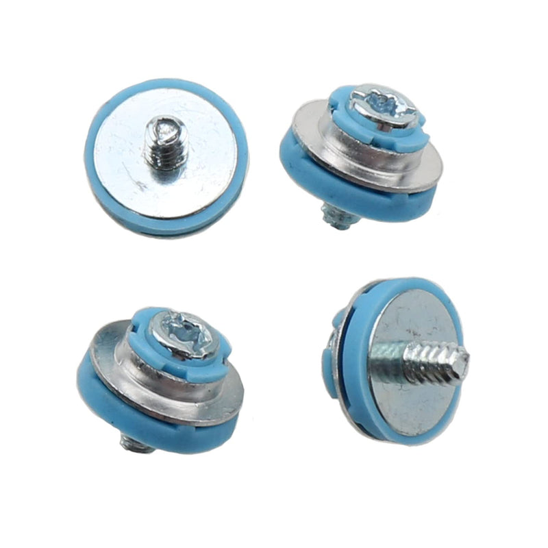 ZZHXSM 4pcs Hard Drive Mounting Screw Blue Rubber Pad Hard Drive Isolated Installation Screws for HP 3.5 HDD DC7800 DC7900 8000 8100 Z400 Z600 Screws