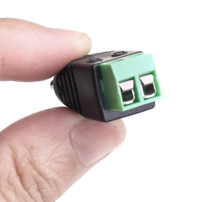 MOBOREST RCA Cable Audio Adapter, Phono RCA Male Plug to AV Screw Terminal Audio/Video Speaker Wire connectors Solderless Adapter(RCA Male-2pack) Solder free RCA Male-2pack