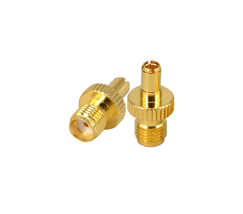RedYutou SMA Female to Dual SMA Male Cable plitter Combiner SMA Connector 6-inch (15cm) +2pcs SMA Female to TS9 Male Adapter (not Applicable to TV) SMA F to Dual SMA M/TS9 Adapter