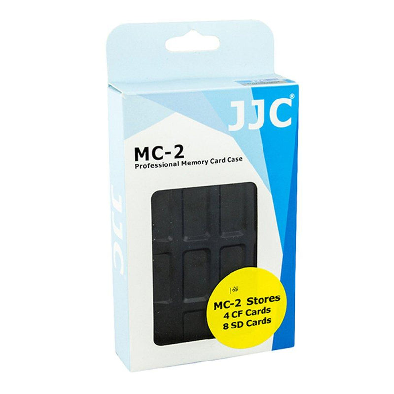 JJC MC-2 Waterproof Holder Storage Memory Card Case for 4PCS CompactFlash(CF) 8PCS SecureDigital(SD)