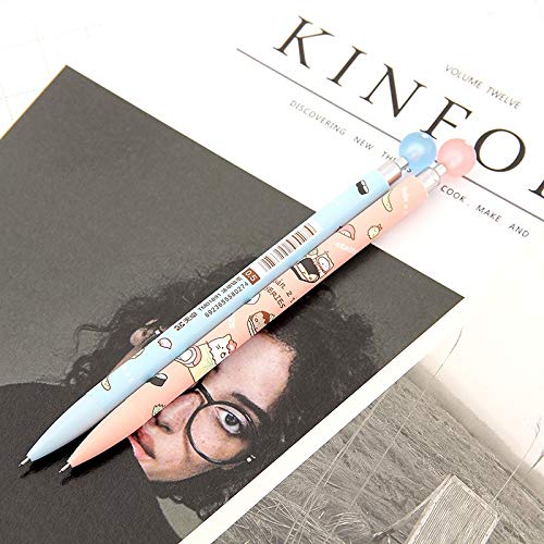 Mechanical Pencils 0.5mm Cute Kawaii Sushi Food Press Automatic Mechanical Pencil Writing Drawing School Office Supply Student Stationery 6 Pcs