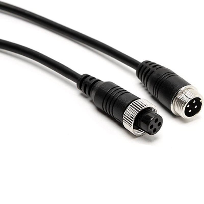 Car Video 4Pin Aviation Extension Cable for CCTV Rearview Camera Car Truck Trailer Camper Bus Motorhome Vehicle Backup Monitor Waterproof Shockproof System 10FT/3M