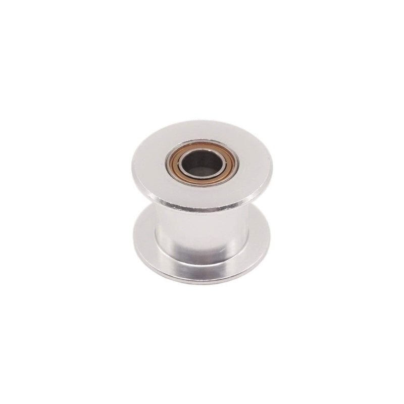 WINSINN GT2 Idler Pulley 20 Toothless 5mm Bore 10mm Width Timing Pulley Wheel Aluminum for 3D Printer (Pack of 5Pcs) 10mm Belt 20T Toothless 5mm Bore