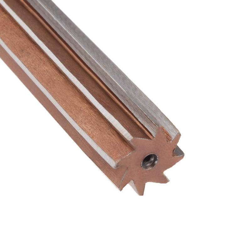 sourcing map Direct Shank H8 Clamping 17mm Cutting Diameter 8 Flute Hand Milling Cutter