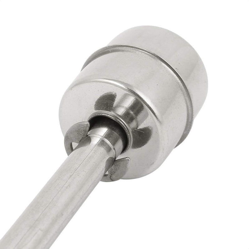 LUOYIMAO Wired Water Liquid Level Sensor Dual Ball Stainless Steel Float Switch Silver Tone (150mm-S) 150mm-S