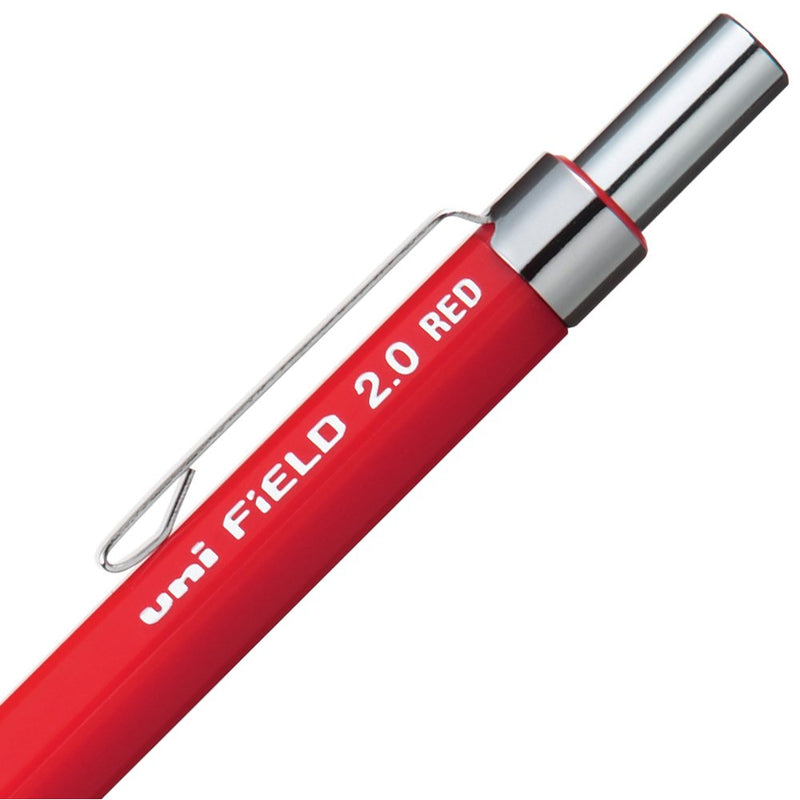 Uni Mechanical Pencil, Field, 2.0mm, Red Lead (M207001P.15)