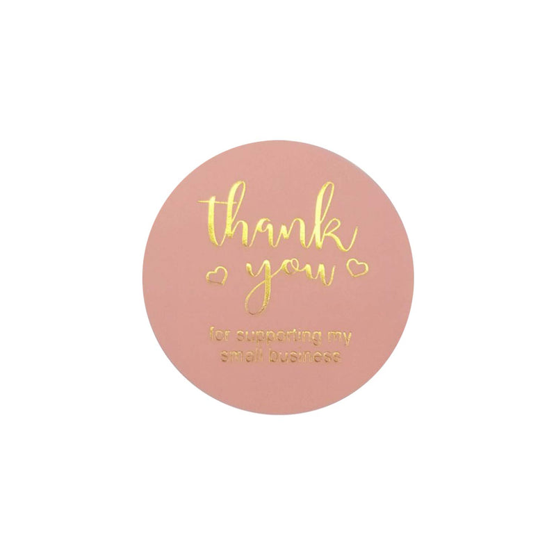 Thank You Stickers,1 Pack 500pcs 1.5 Inch Cute Stickers for My Orders Placed Shipping Boxes Small Business Supplies Gift Card Thank You Cool Stickers (500pcs 38mm(C-06))