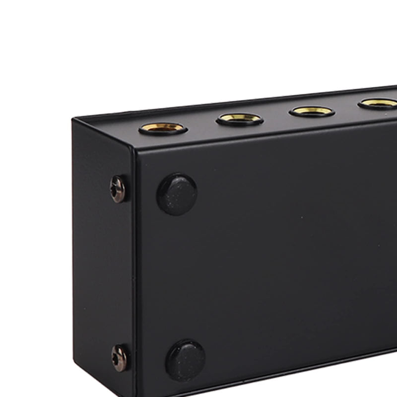8-Channel Headphone Amplifier, Portable Metal Stereo Audio Amplifier with 12V Power Adapter, Home Audio Amplifier System for Studio and Stage