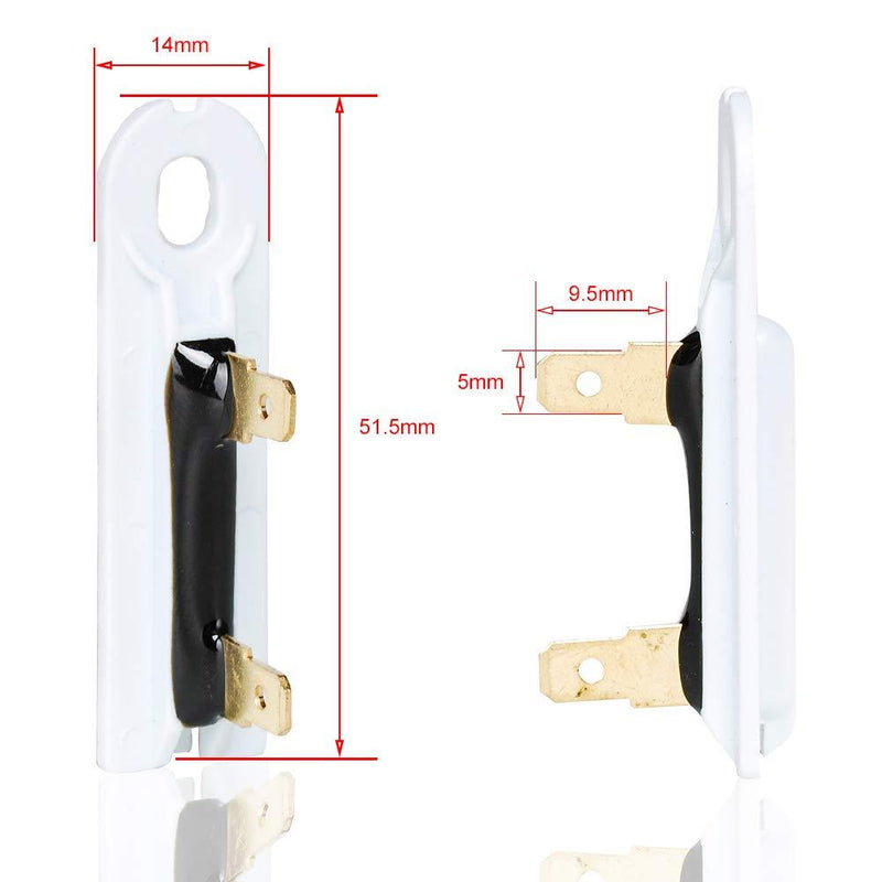 HIFROM 3977767 3387134 3392519 279816 Dryer Thermostat Fuse Kit Compatible with Dryer Fuse