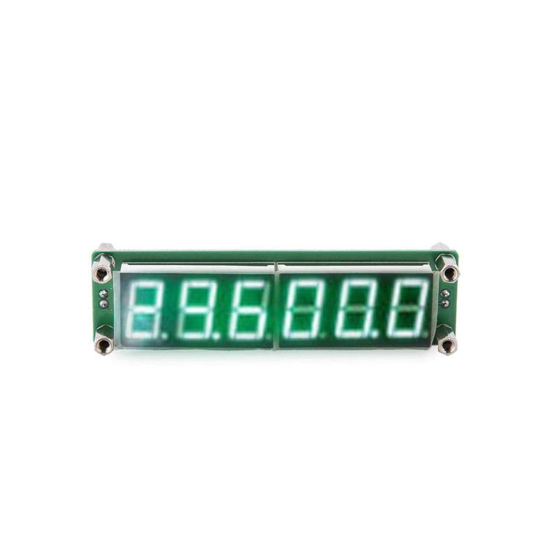 PLJ-6LED-H LED Display Digital Signal Frequency Counter Cymometer Tester Frequency Measurement Modules 1MHz- 1000MHz (green) green