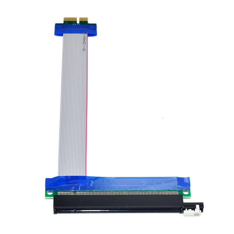 CY PCI-E Express 1x to 16x Extension Flex Cable Extender Converter Riser Card Adapter 20cm PCI-E 1X to 16X