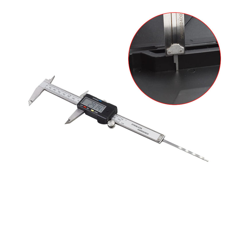 Electronic Digital Caliper Stainless Steel Body with Large LCD Screen 0-6 Inches Inch/Millimeter Conversion
