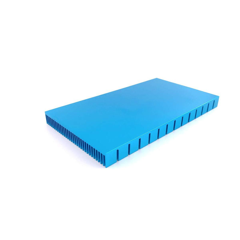 Awxlumv Heatsink Aluminum Large Module Cooler Fin Board 5.9 x 3.35 x 0.47 inch Blue 1 Pcs