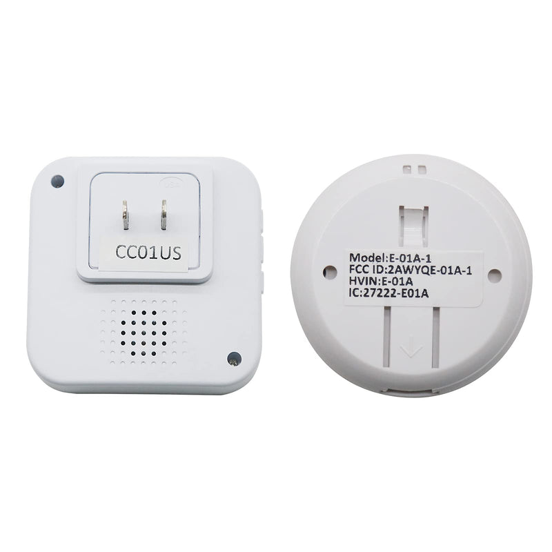 CallToU Wireless Caregiver Pager Call System 3 SOS Call Buttons/Transmitters 3 Receivers Nurse Calling Alert Patient Help System for Home/Personal Attention Pager 500+Feet Plugin Receiver Alert