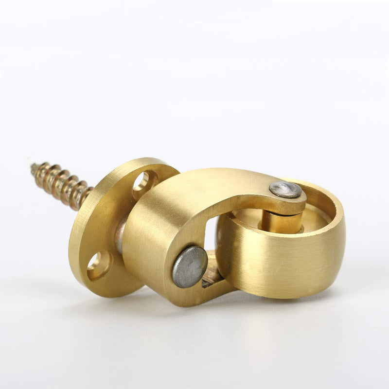 RZDEAL 2PCS Universal Caster Stem 360 Degree Rotation Brass Heavy Wheel Hardware Movable for Trunk Box Furniture Cabinet Sofa Trolley Chairs Bed