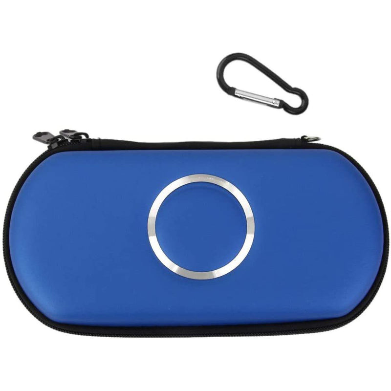 ELIATER PSP Carring Case Portable Travel Pouch Cover Zipper Bag Compatible for Sony PSP 1000 2000 3000 Game Console Blue