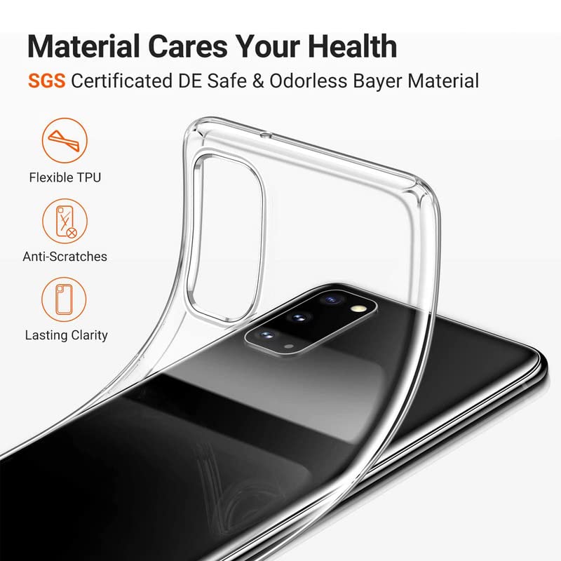 HGJTF Phone Case for Asus Zenfone 9 (5.9"), 2 Pcs Shockproof Soft Silicone Shell, Ultra-Thin, Anti-Scratch, TPU Bumper Back Cover for Asus Zenfone 9 - Clear + Black