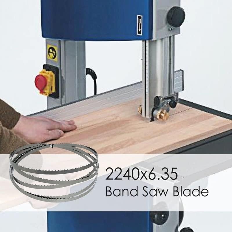 Pack of 2 Flexback band saw blades, SK5 band saw blades 2240 mm x 6 mm x 0.5 mm (size: 6 ZPZ)