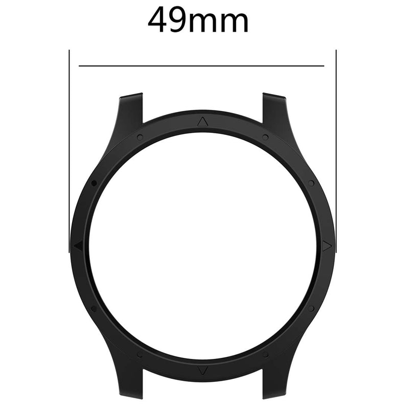 Disscool PC Case for Garmin Forerunner 945/935, Soft Anti Drop PC Protective Cover Skin for Garmin Forerunner 945/935(PC Black)