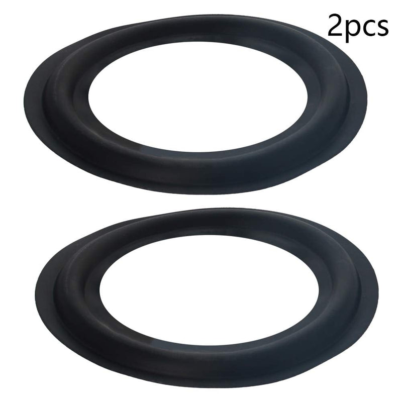 Fielect 5.5inch/142mm Speaker Rubber Edge Surround Rings Replacement Part for Speaker Repair or DIY 2pcs 2 Pcs 5.5inch /142mm