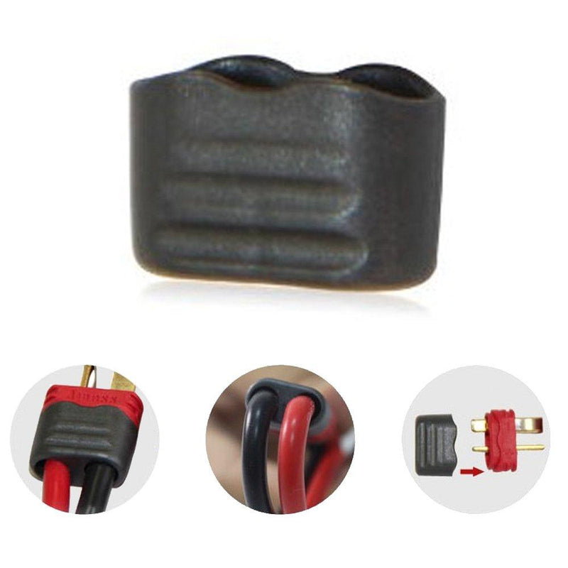 4 LEAF Updated T Plug Connectors Sheath Dean Style Power Plug for RC Battery ESC Motor Controller (5 Pais Male 5 Pairs Female)