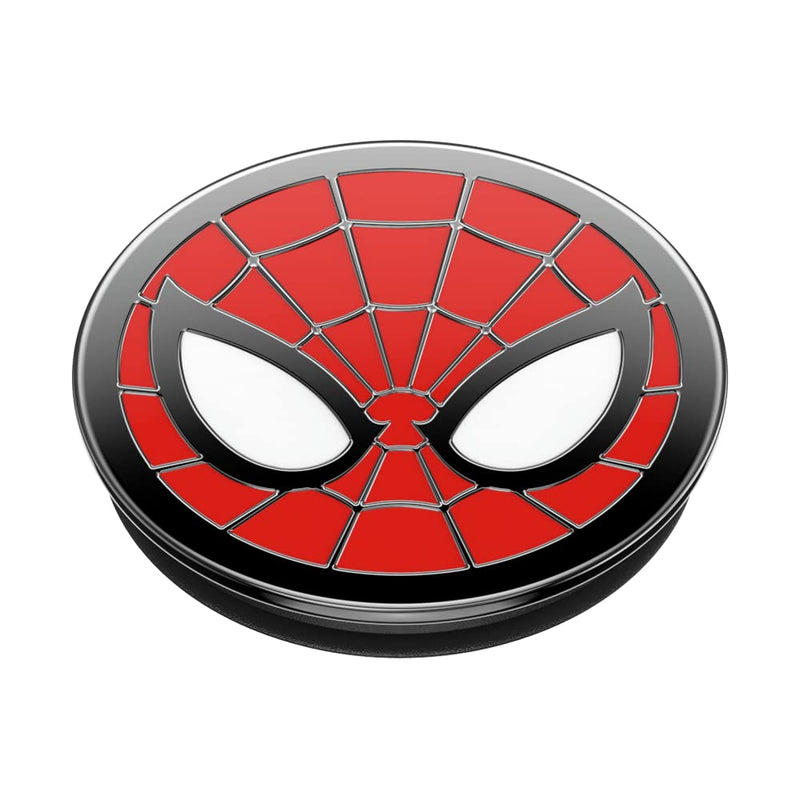 PopSockets: PopGrip - Expanding Stand and Grip with a Swappable Top for Smartphones and Tablets - Enamel Marvel Spiderman