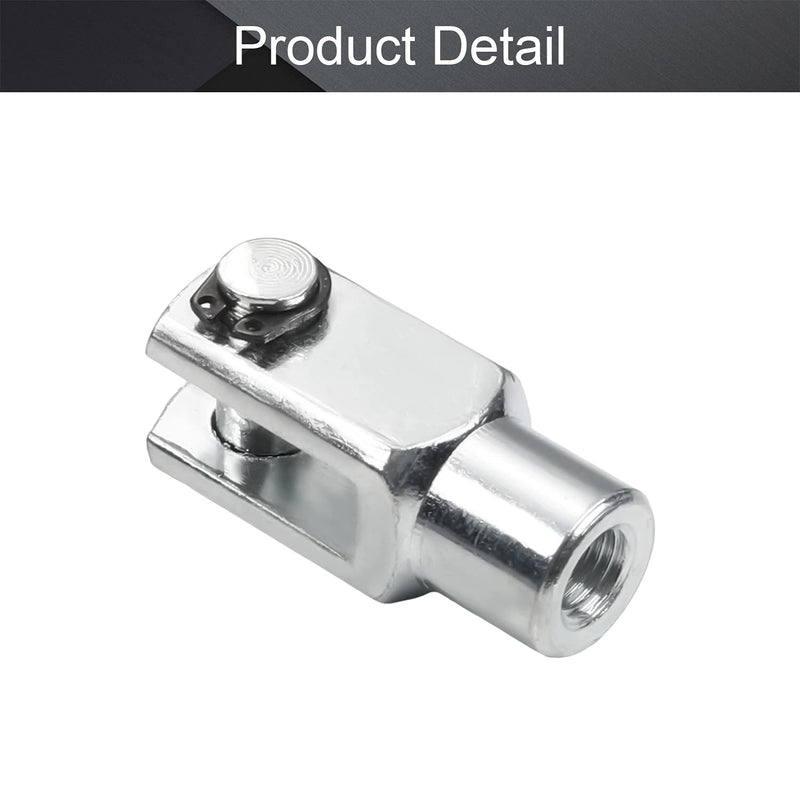 Othmro 1pcs Air Cylinder Rod Clevis End 52mm Length M10x1.25 Female Thread Y Connector