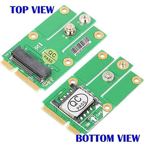 USB to Mpcie M.2 NGFF Key B to Mini PCI-E Adapter w/SIM Card for CDMA GPS LTE