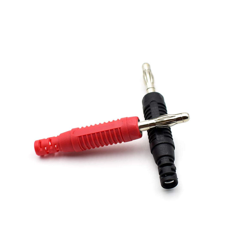 5Colors 4mm Banana Plug Solder DIY Male Connectors Adapters for Multimeter Test Leads Electrical Testing-10Pack 5Colors