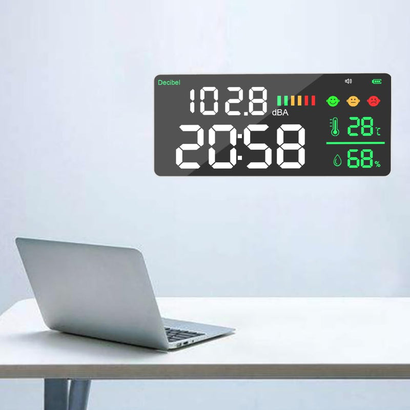 GCEU-T4-DM165A-C Noise Meter Digital Decibel Sound Meter Temperature Meter ℃ Sound Lev
