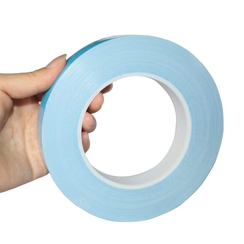 Thermal Tape, 25m x 20mm x 0.2mm Double Side Thermal Adhesive Tapes Cooling Pad Apply to Heatsink, LED, IGBT, IC Chip, Computer CPU,GPU, Modules, MOS Tube, SSD Drives 25m x 20mm x 0.20mm