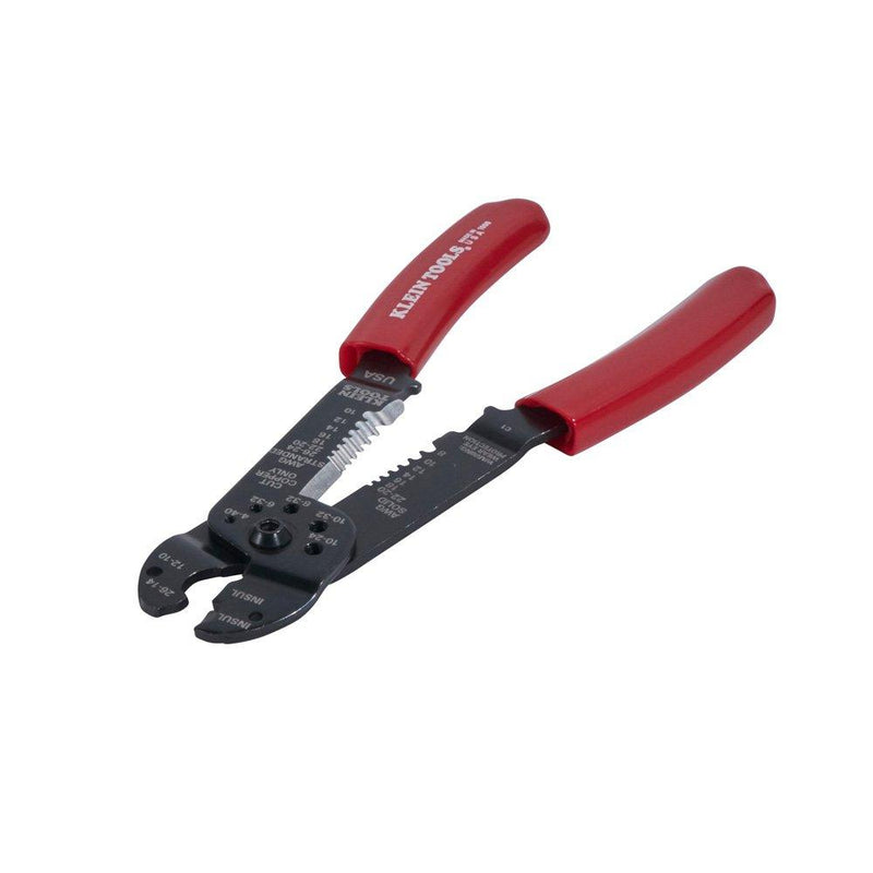 Klein Tools 1000 Multi Tool, 6-in-1 Stripper, Crimper, Wire Cutter, Screw Measure and Shears, Multi-Purpose Lineman Tool