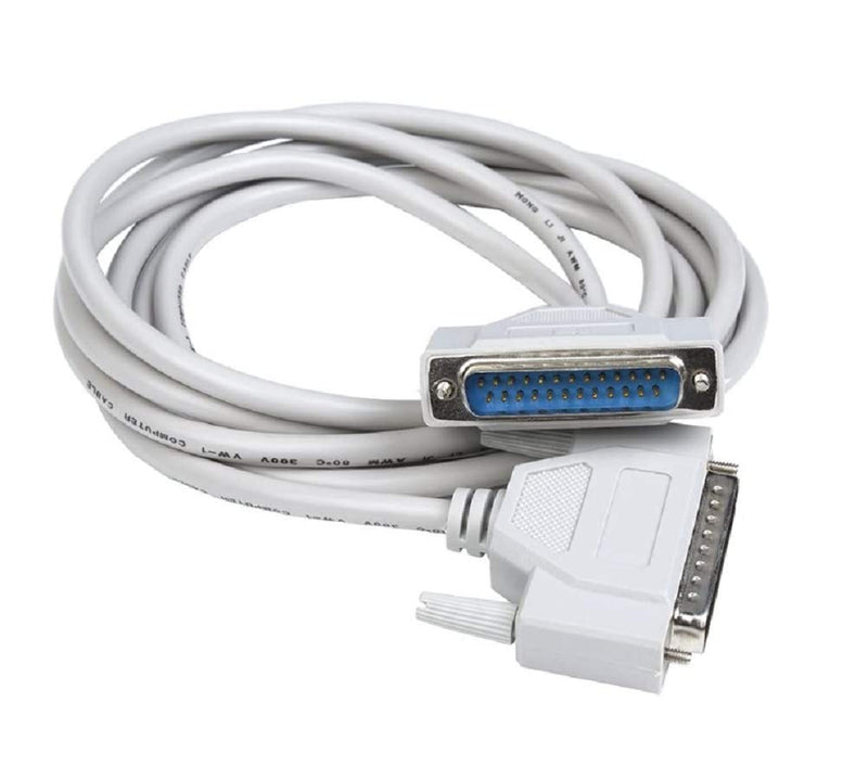 WESAPPINC 14.80 Feet DB25 25 Pin Male to Male Serial Parallel Printer Extension Cable 4.5M (31.00Feet(9.5M)) 30.00Feet(9.5M)