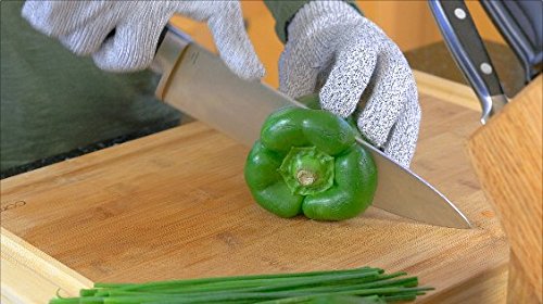 G & F 57100XL CUTShield Classic level 5 Lightweight Cut Resistant Gloves for Kitchen,Food Grade Cut Resistant Gloves, XLarge. Plain Palm X-Large