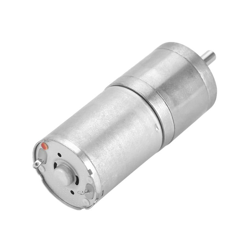 Akozon Gear Motor 12v 300RPM 25mm 25GA-370 Large Torque Low Speed Low Noise Metal Gear Motor with Low Speed for Electronic Lock