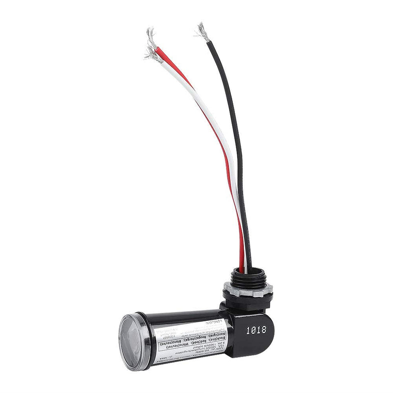 Photoelectric Switch Sensor 120V Photocell Dusk to Dawn Button Photo Control Eye Switch Flush Mount