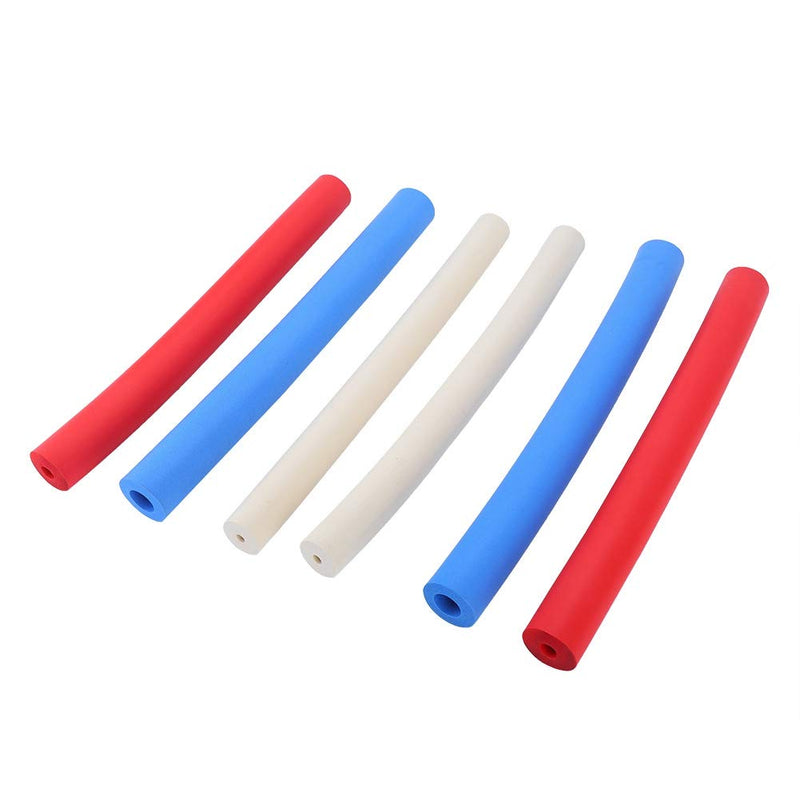 Foam Tubing, 6-Pack of Foam Grip Tubing Utensil Padding Grips for Silverware, Pencils, Tools, and Built up Utensils, Cut to Length - Provides Wider, Larger Grip Pipe Tool for Disabled, Elderly for poo