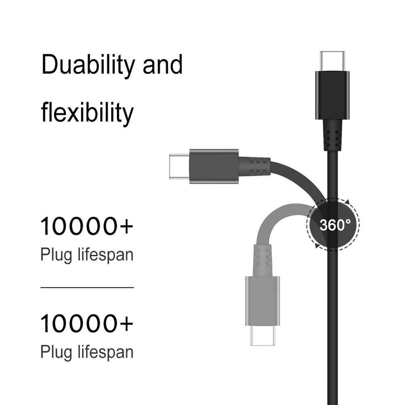 USB C Laptop Charger 65W 45W for Lenovo Chromebook 100e 300e 500e C330 S330 ThinkPad T480 T480s T580 T580s E480 E580 Yoga A485 T490S T590 C930 C940 13 IdeaPad 730s AC Adapter Power Supply