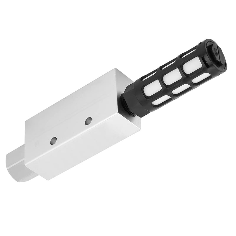 Vacuum Ejector, Vacuum Generator Valve, Compact Aluminum Alloy Ejector with Silencer, Pneumatic Suction Cup, 1/4" Pneumatic Connector Valve Accessories for DIY Pneumatic Mechanical