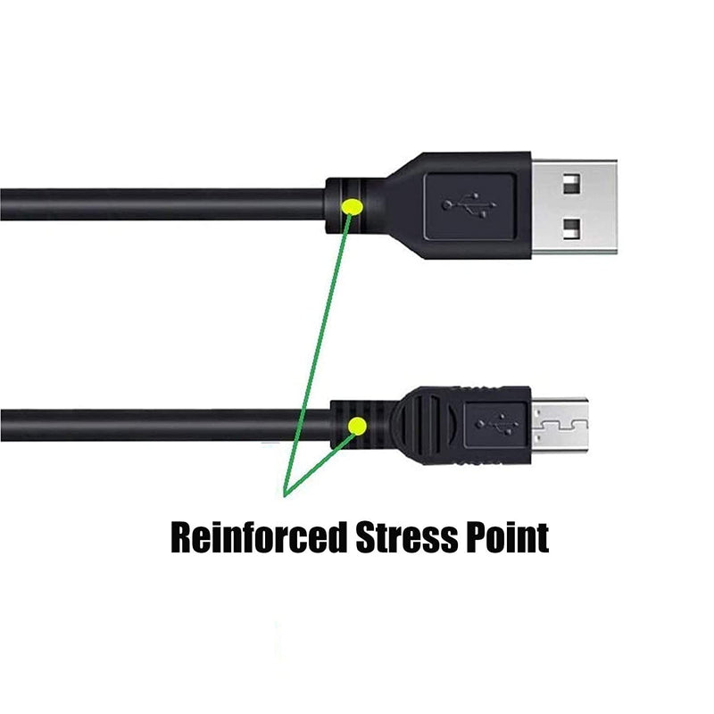 SISSFO Replacement for Canon Camera USB Cable Mini USB Data Transfer Cable Cord Compatible with Canon PowerShot/Rebel/EOS/DSLR Cameras and Camcorders (IFC-400PCU) 1Pack 6FT