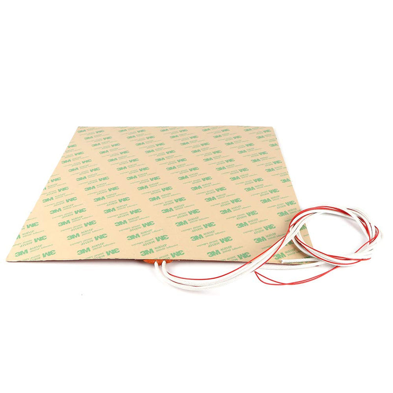 BCZAMD 300 X 300mm (Approx. 12" X 12") 120V 750W Silicone Rubber Heater Mat No Hole/Pad with NTC 100K Thermistor Adhesive for 3D Printer Parts