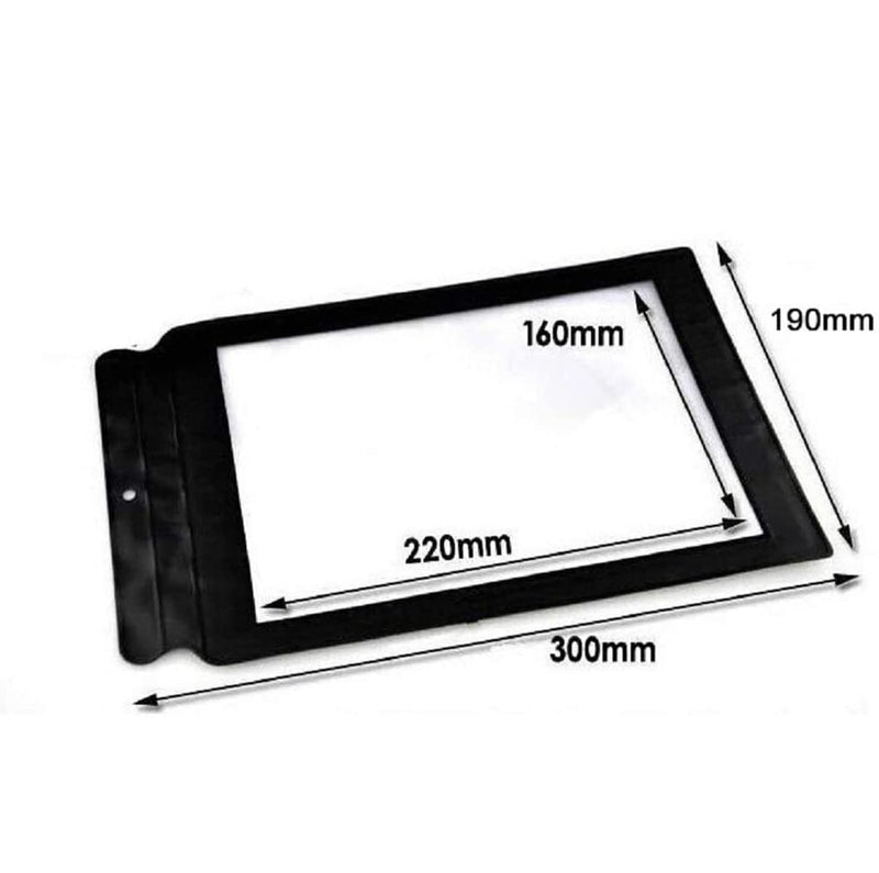 WJINNG Magnifier Full Page Reading Magnifier 3X Magnifying Power Large Sheet Magnifying Glass Reading Aid Lens Fresnel for Books Menus Newspapers Improve Elderly Poor Eyesight for The Elderly Gift