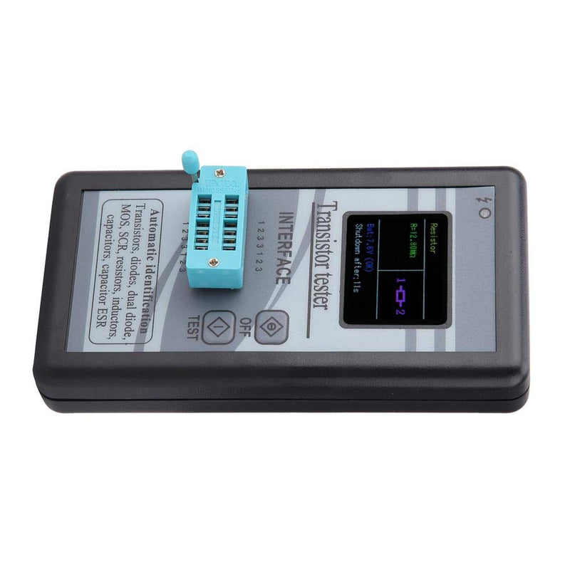 Transistor Tester, M328 Multi-Functional LCD Display Digital Transistor Tester 0.5Ω - 50MΩ Used to Test triodes, Field Effect Transistors (FET), Diodes, Resistors