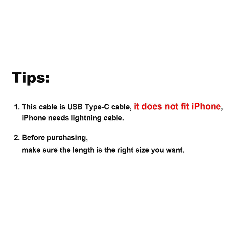CableCreation Short USB C Cable, [2-Pack] 0.5ft 6 inch USB C to A Cable Braided 3A Fast Charging, Compatible with Galaxy S20/S10/S9/S9+, Note 10 9 8, LG V50 V30, Space Gray [56K Ohm Resistance] 2