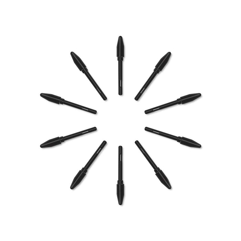 HUION 10 Pack Replacement Nibs PN04 for Drawing Tablet PW100 Stylus, Suitable for H610 ProV2/H640P/H950P/H1060P/HS610/H1161/H320M/HS64