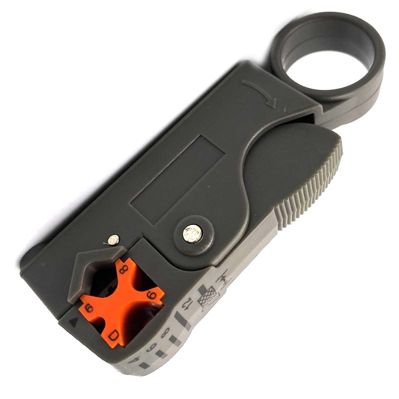 Kiro&Seeu Wire Stripper 2PCS RCA Coaxial Cable Stripping Tool For RG6, RG58,RG59/62 And RG174 RG11