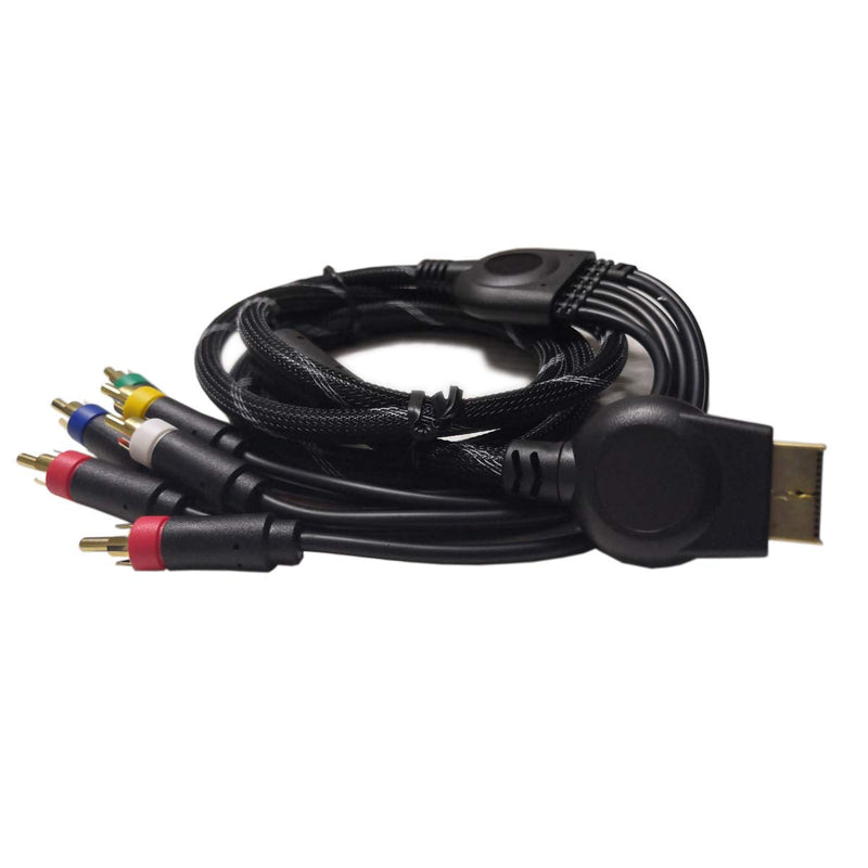 Bealuffe Component AV Cable for PS2 / PS3 / PS3 Slim, HD Multi Out Composite RCA Audio Video Cable for Sony Playstation PS3 (6 Feet)