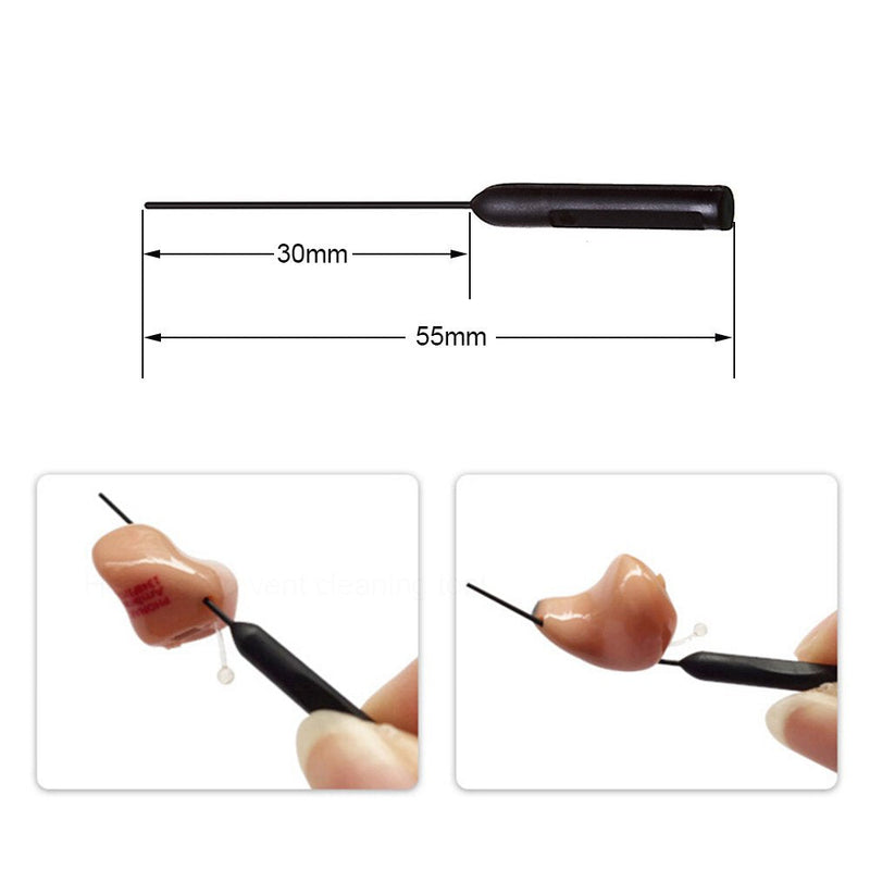 Hearing Aid Cleaning Kit Wax Protector Daily Maintain IEM Brsuh Vent Cleaner (Cleaning Kit—II) 4 Piece Set