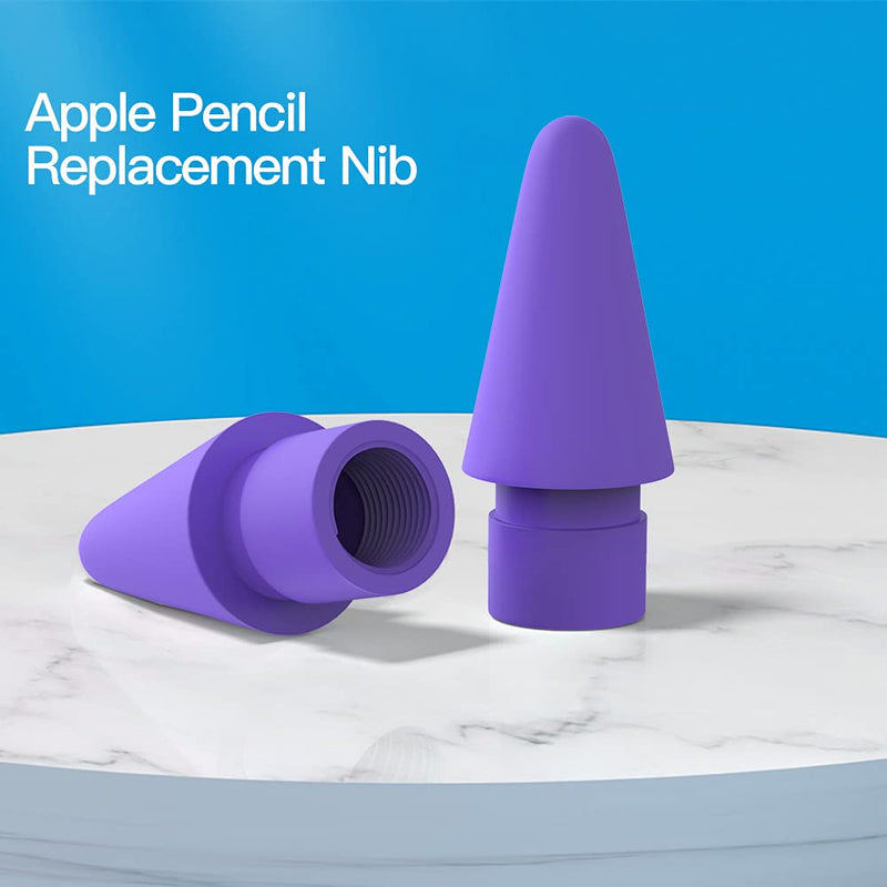 AWINNER Pen Tip Compatible with Apple Pencil Tips 1st & 2nd Generation Color Nib (Red/Yellow/Purple/Pink/Cyan) Red/Yellow/Purple/Pink/Cyan